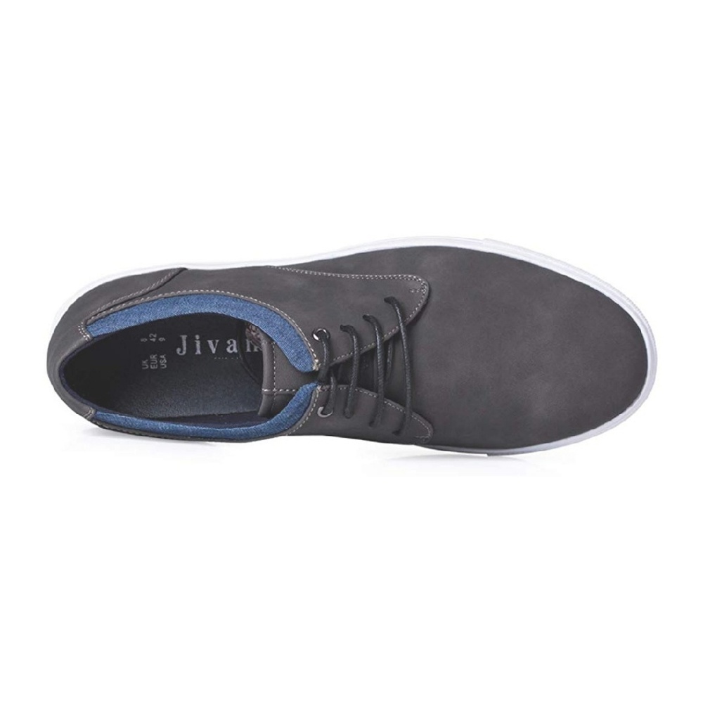 Men's Sneaker Flat Casual Shoes Black - Picture 3 of 6